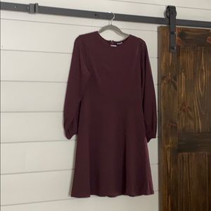NWOT Wine Colored Express Dress